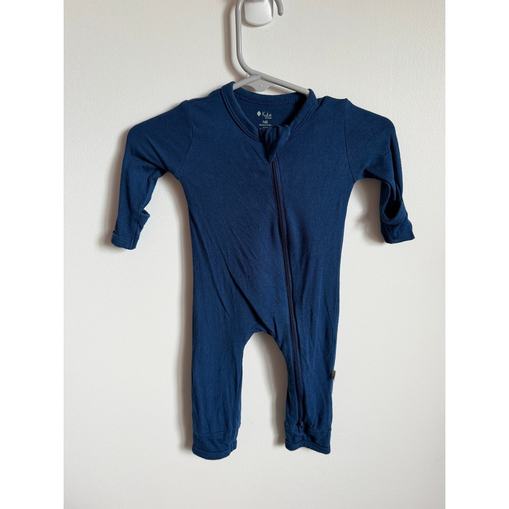 Kyte Baby Bamboo Blue Romper Newborn